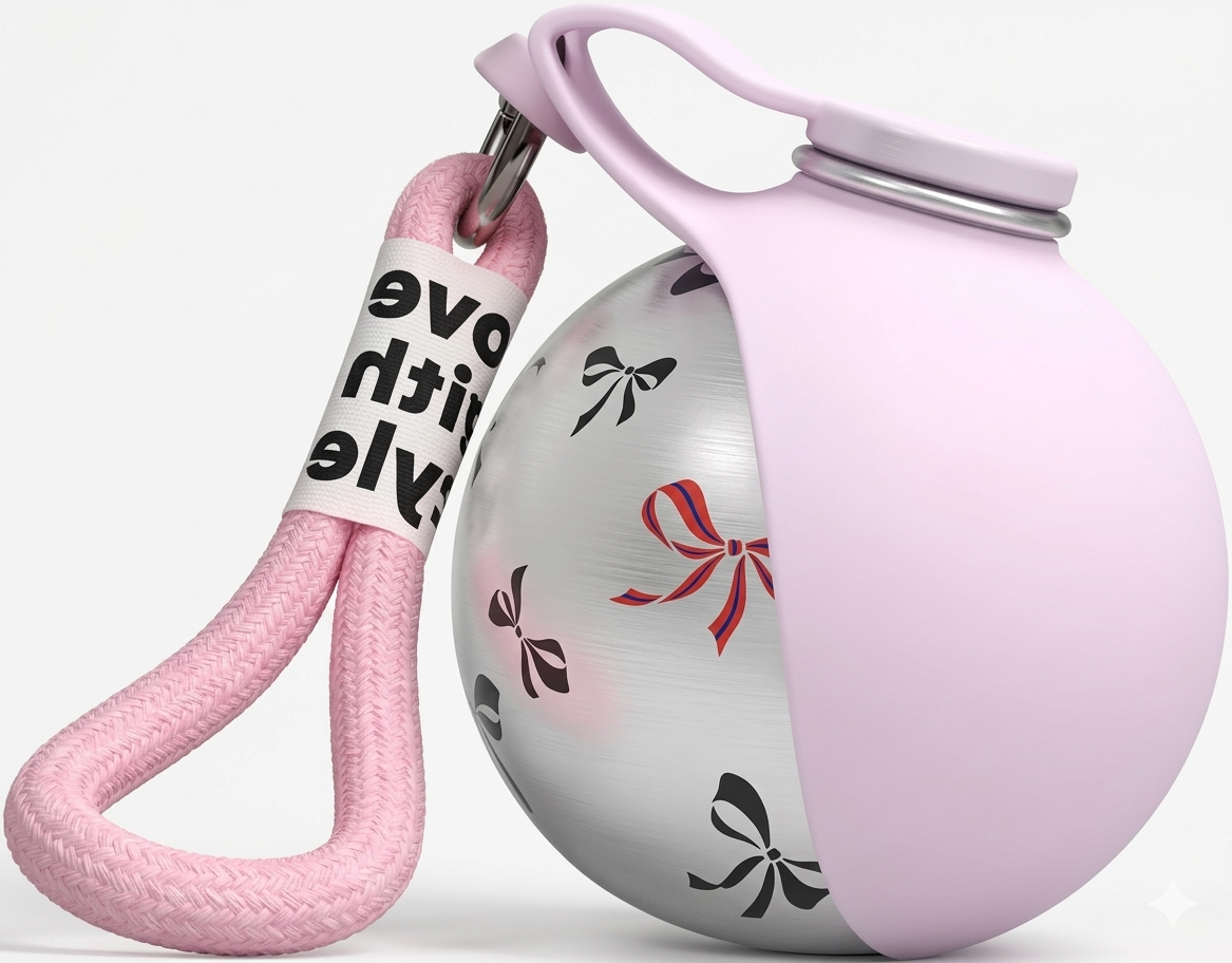 Portable Pet Travel Water Bottle & Bowl - Stainless Steel